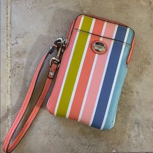 Coach Phone Wristlet